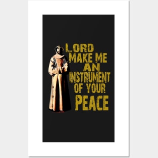 St Francis of Assisi quote Instrument of Peace Posters and Art